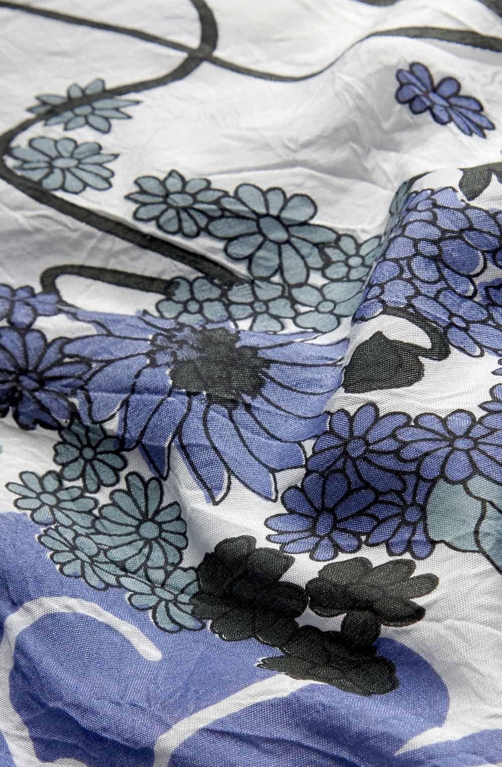 Uma Blue Floral Print Dress
