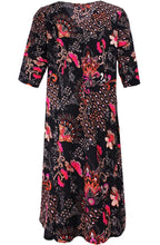 Uma Orange Patterned Dress