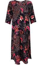 Uma Orange Patterned Dress