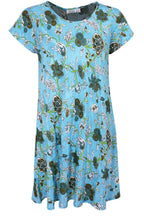 Vibe Blue Mist Floral Print dress
