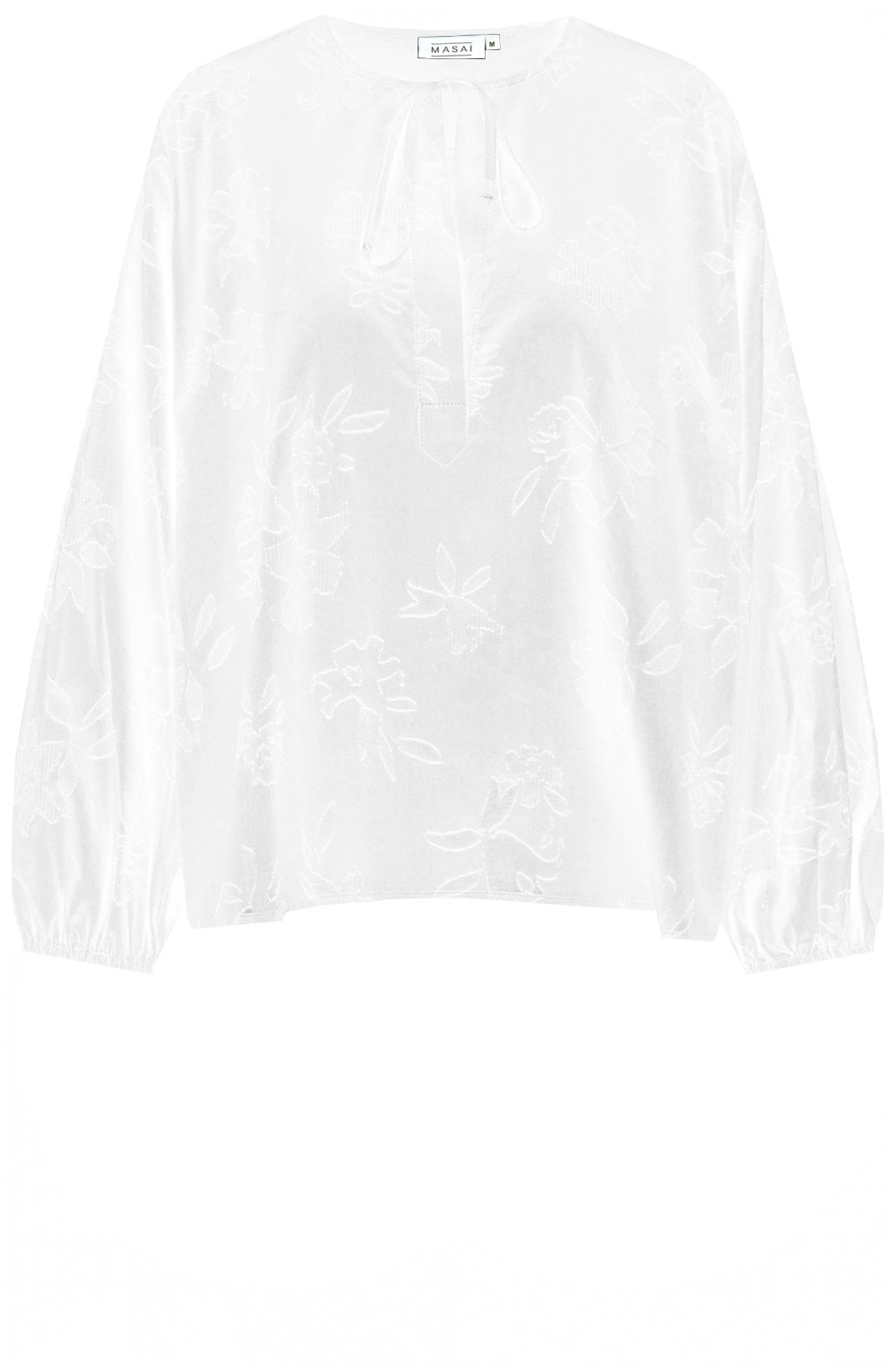 White Embroidered Davy Blouse