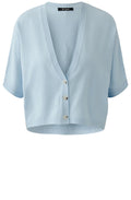 Baby Blue Fine Knit Box Cardigan