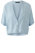 Baby Blue Fine Knit Box Cardigan
