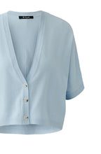 Baby Blue Fine Knit Box Cardigan