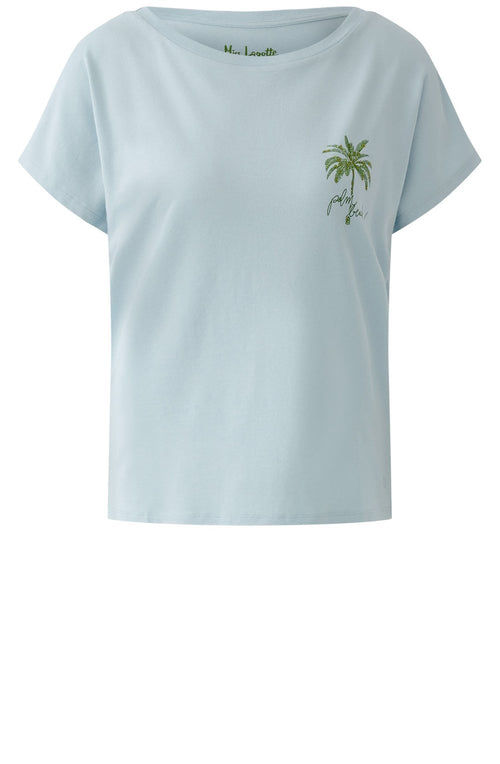 Baby Blue Palm Beach T Shirt
