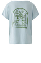 Baby Blue Palm Beach T Shirt