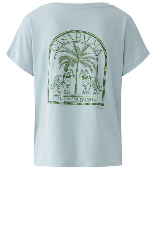 Baby Blue Palm Beach T Shirt