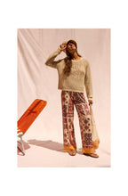 Beige Open Weave Jumper
