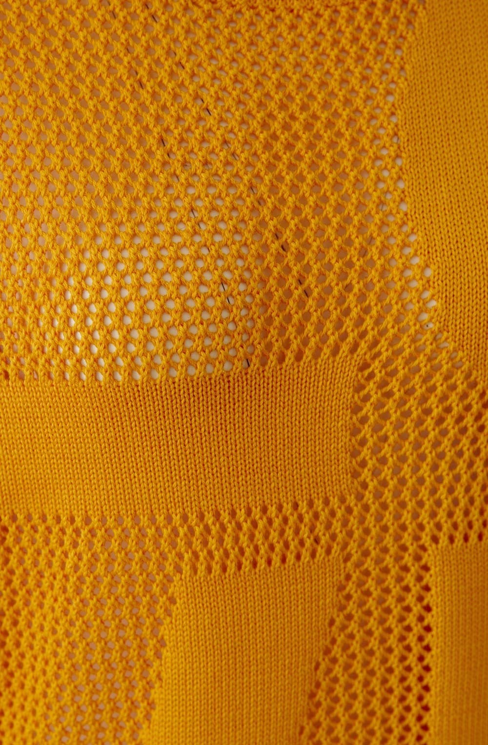 Orange Open Weave Jumper