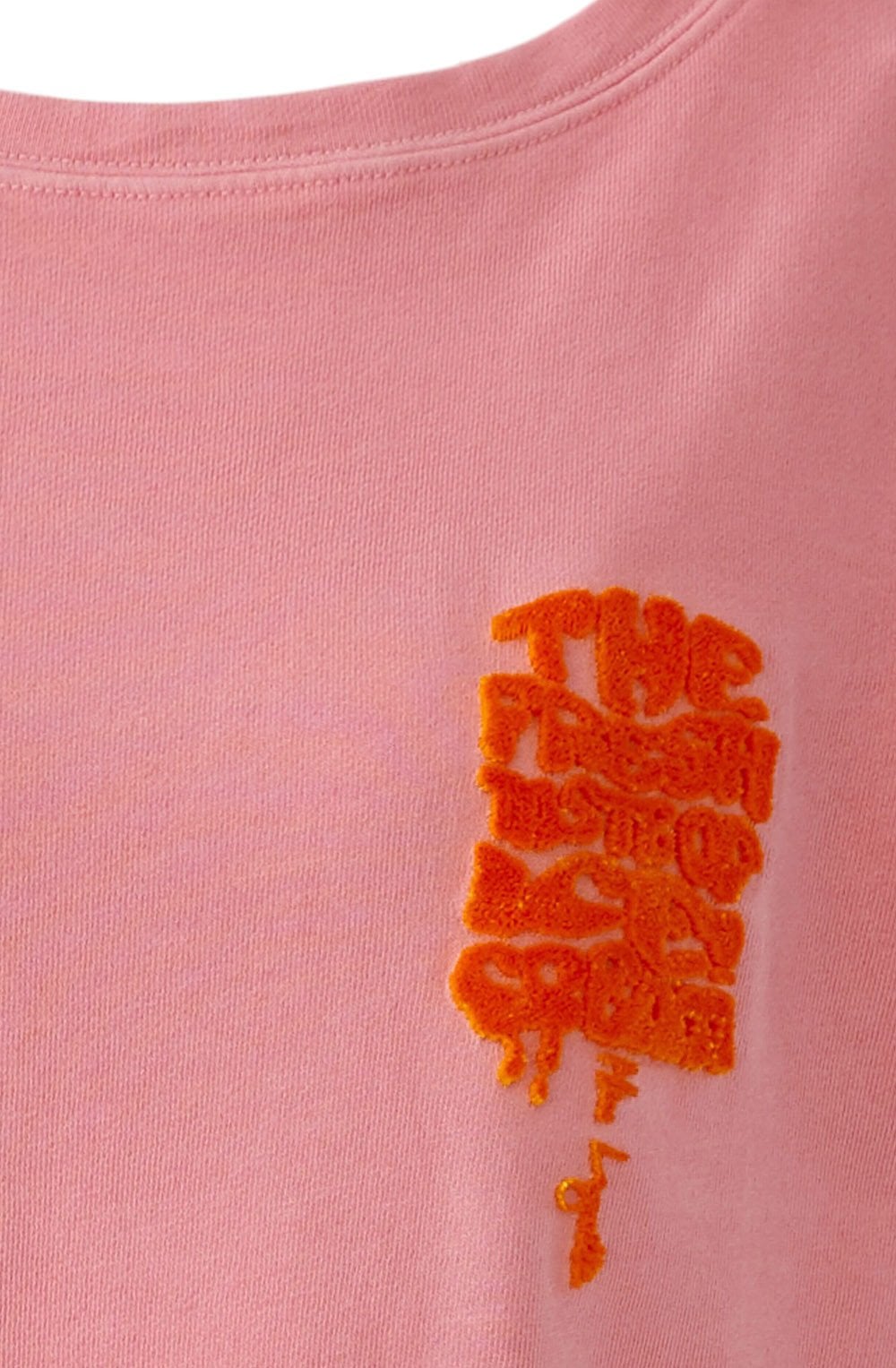 Pink Oversized Slogan Sweatshirt