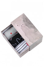 Bamboo Heart Sock Box