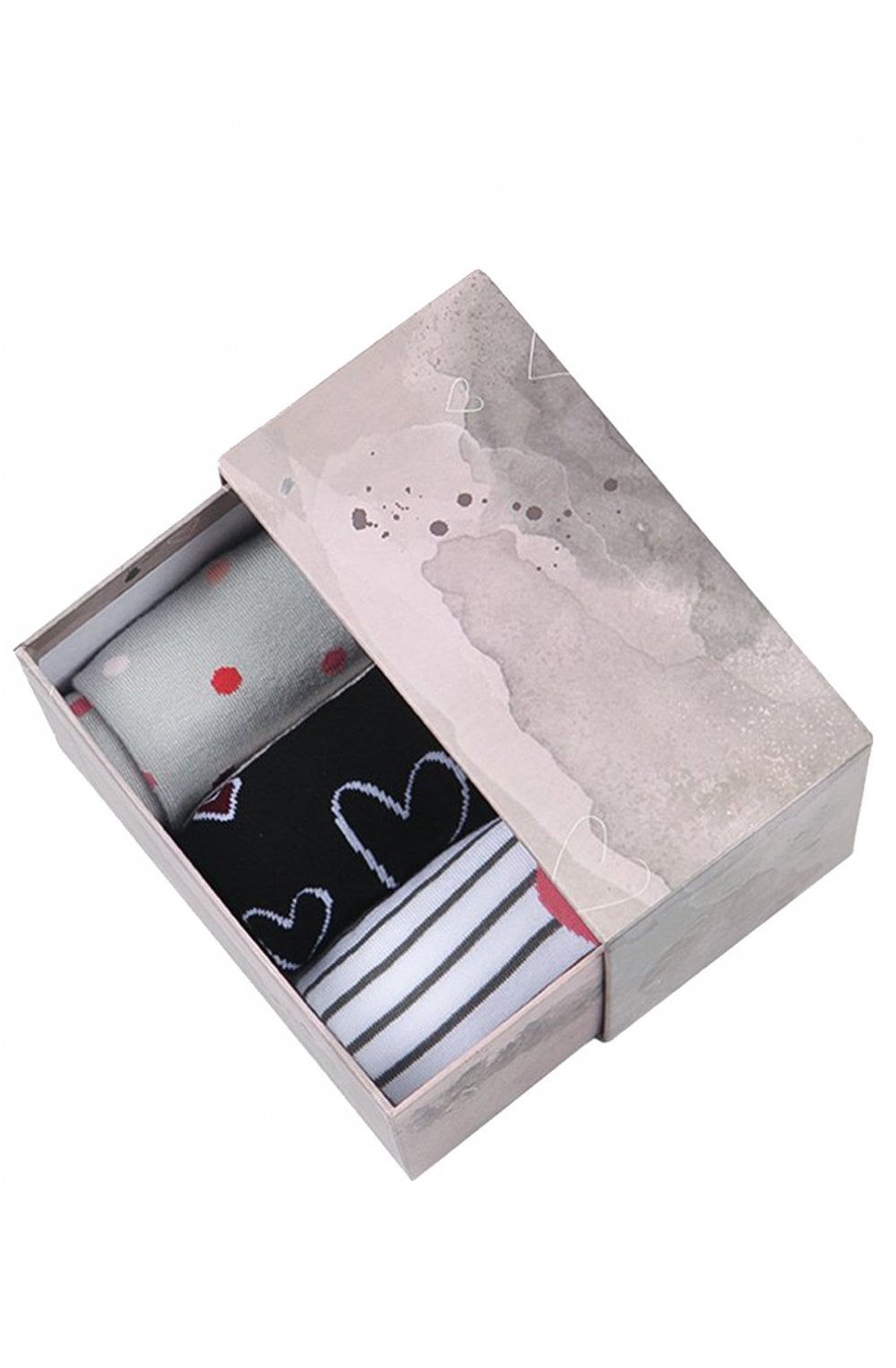 Bamboo Heart Sock Box