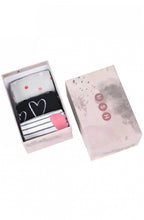 Bamboo Heart Sock Box