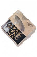 Bamboo Leopard Sock Box