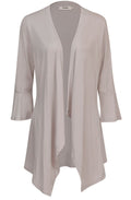 Draped Front Jersey Jacket