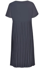 Frida Pleated Chiffon Dress
