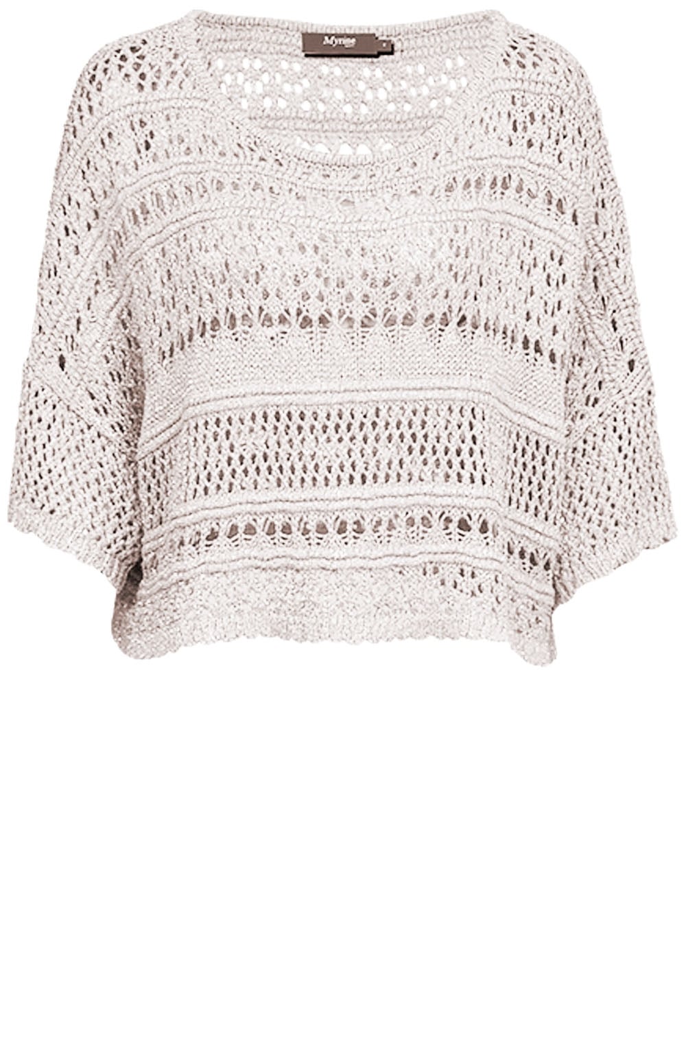 Metallic Loose Knit Sweater