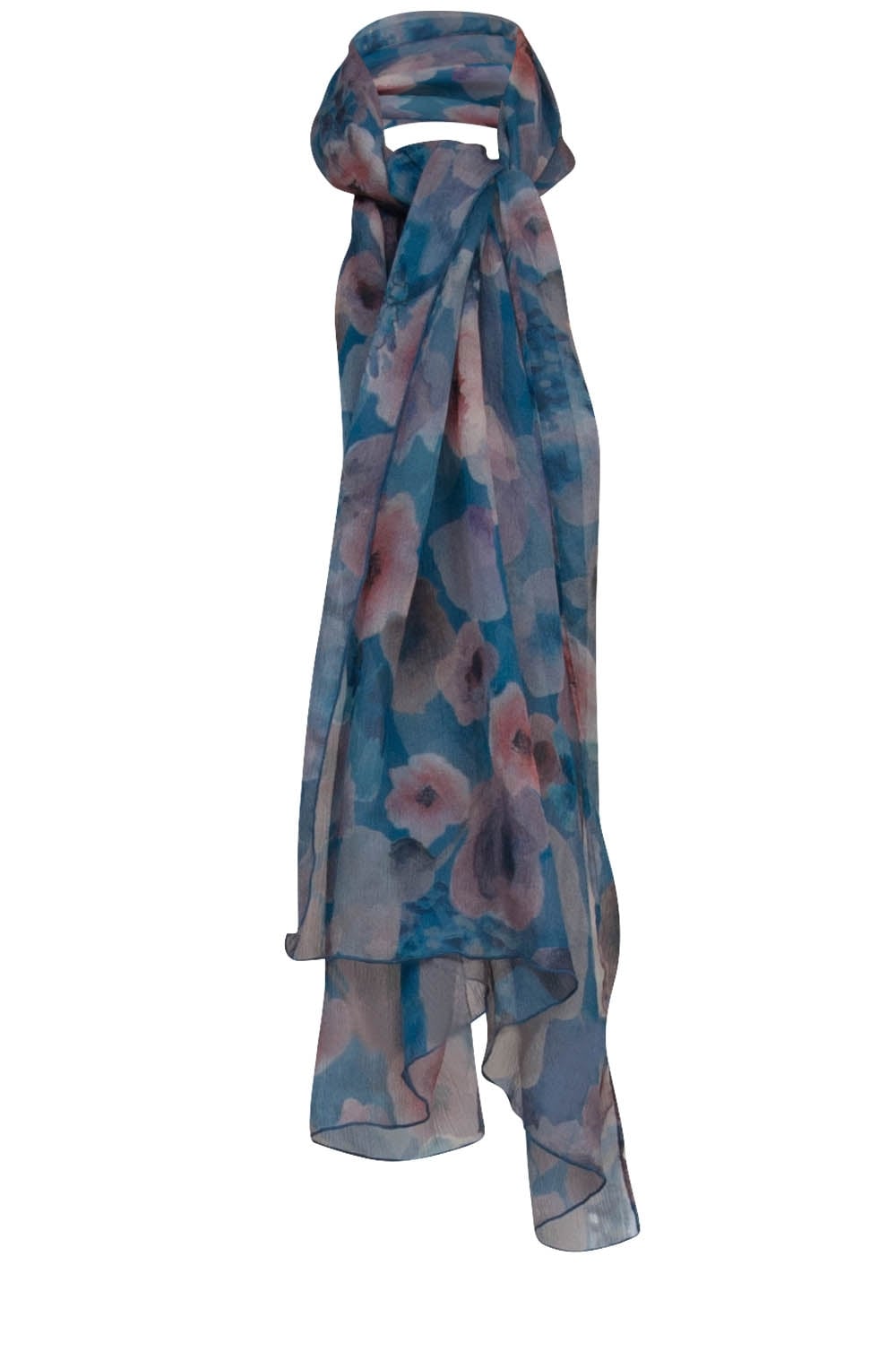 Silk Floral Scarf