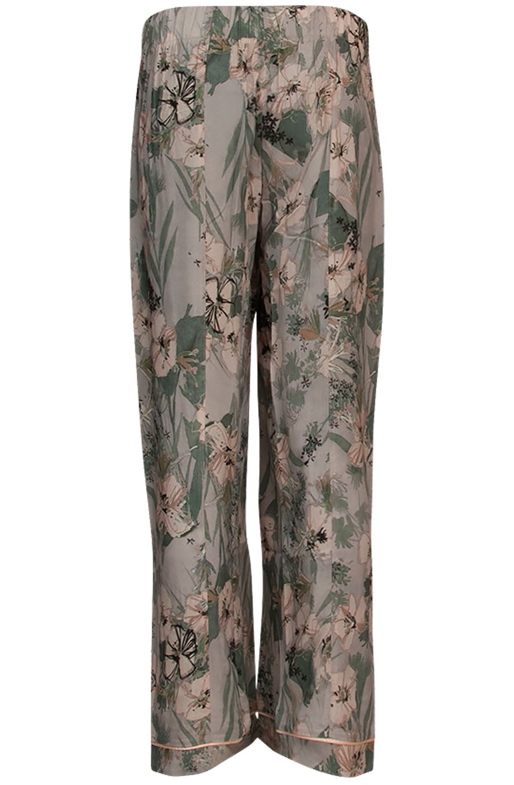 Wide Leg Floral Trousers