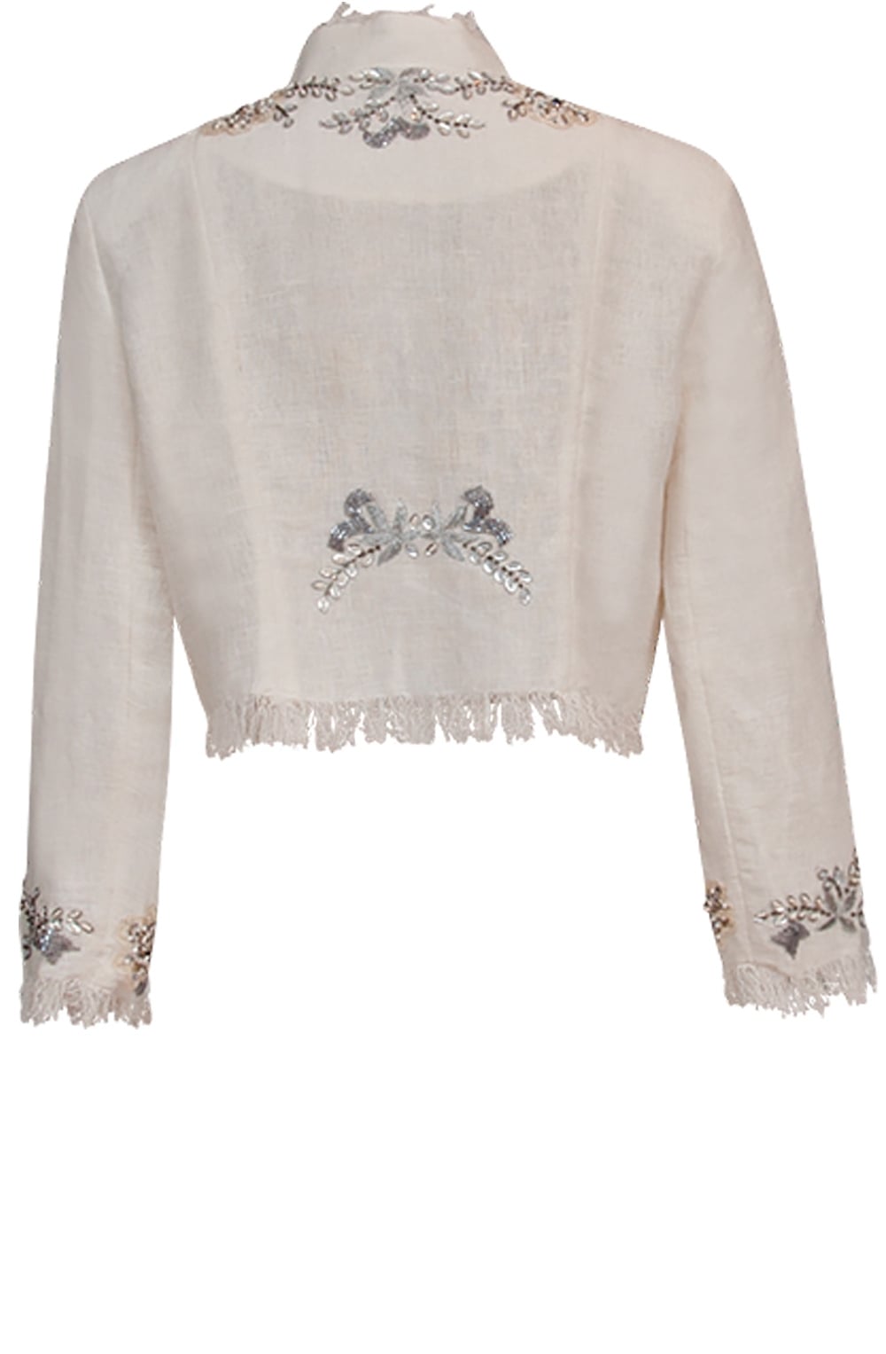 Woven Beaded Detail Jacket