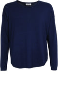 Navy Fine Knit Sweater