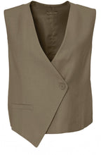 Army Green Asymmetric Waistcoat
