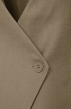 Army Green Asymmetric Waistcoat
