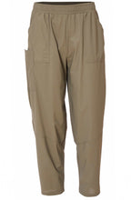 Army Green Loose Fit Tapered Trousers