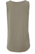 Army Green Sleeveless Relaxed Top