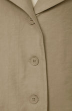 Army Green Wide Lapel Box Jacket