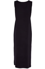 Black Sleeveless Pocket Design Maxi Dress