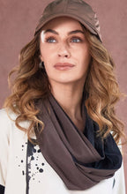 Cocoa and Black Two Tone Snood