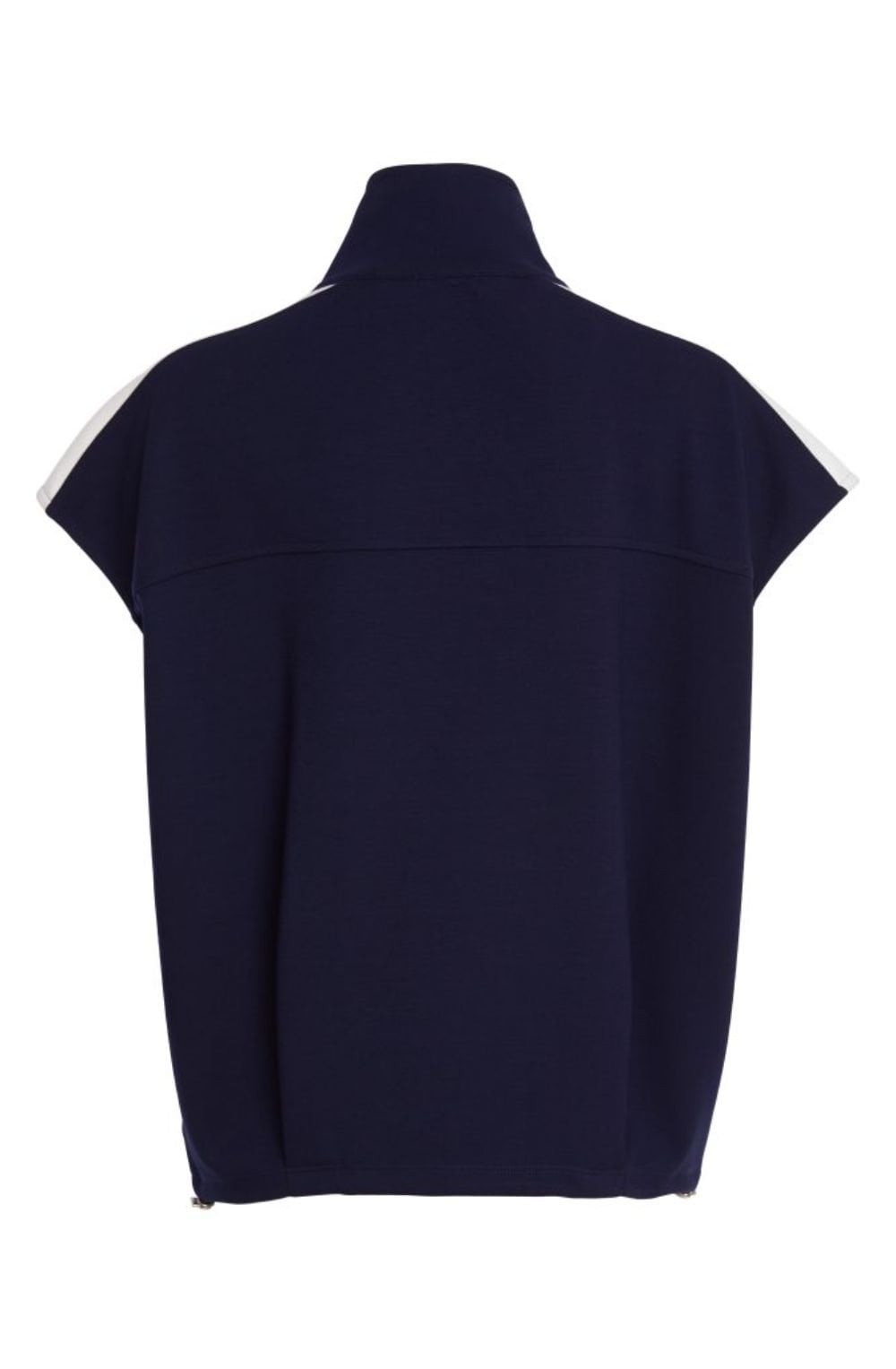 Contrasting Stripe Zip Front Sweatshirt