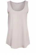 Dove Grey A Line Vest Top