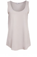 Dove Grey A Line Vest Top