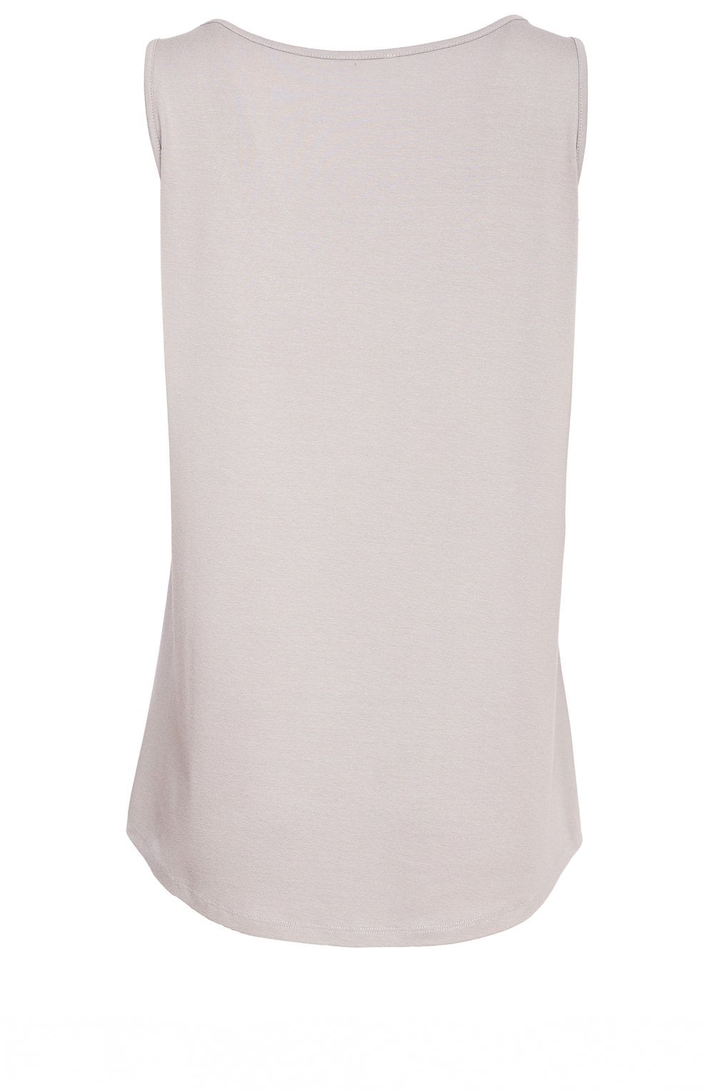 Dove Grey A Line Vest Top