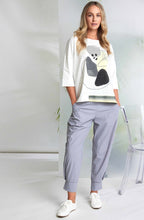 Dove Grey Cuffed Tapered Trousers