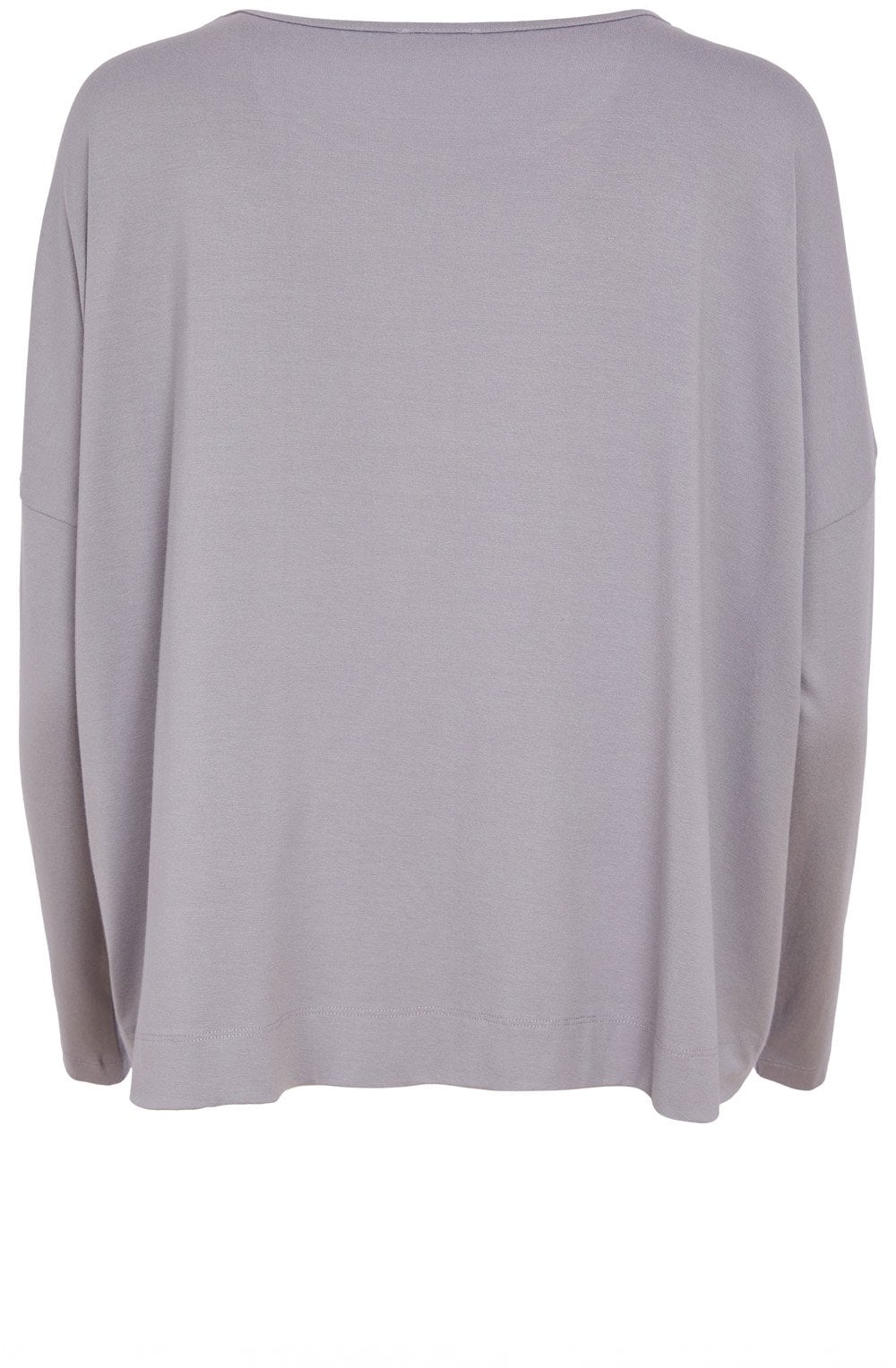 Dove Grey Paint Stroke Design Oversized Top