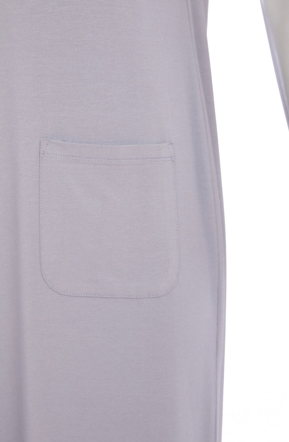 Dove Grey Sleeveless Pocket Design Maxi Dress