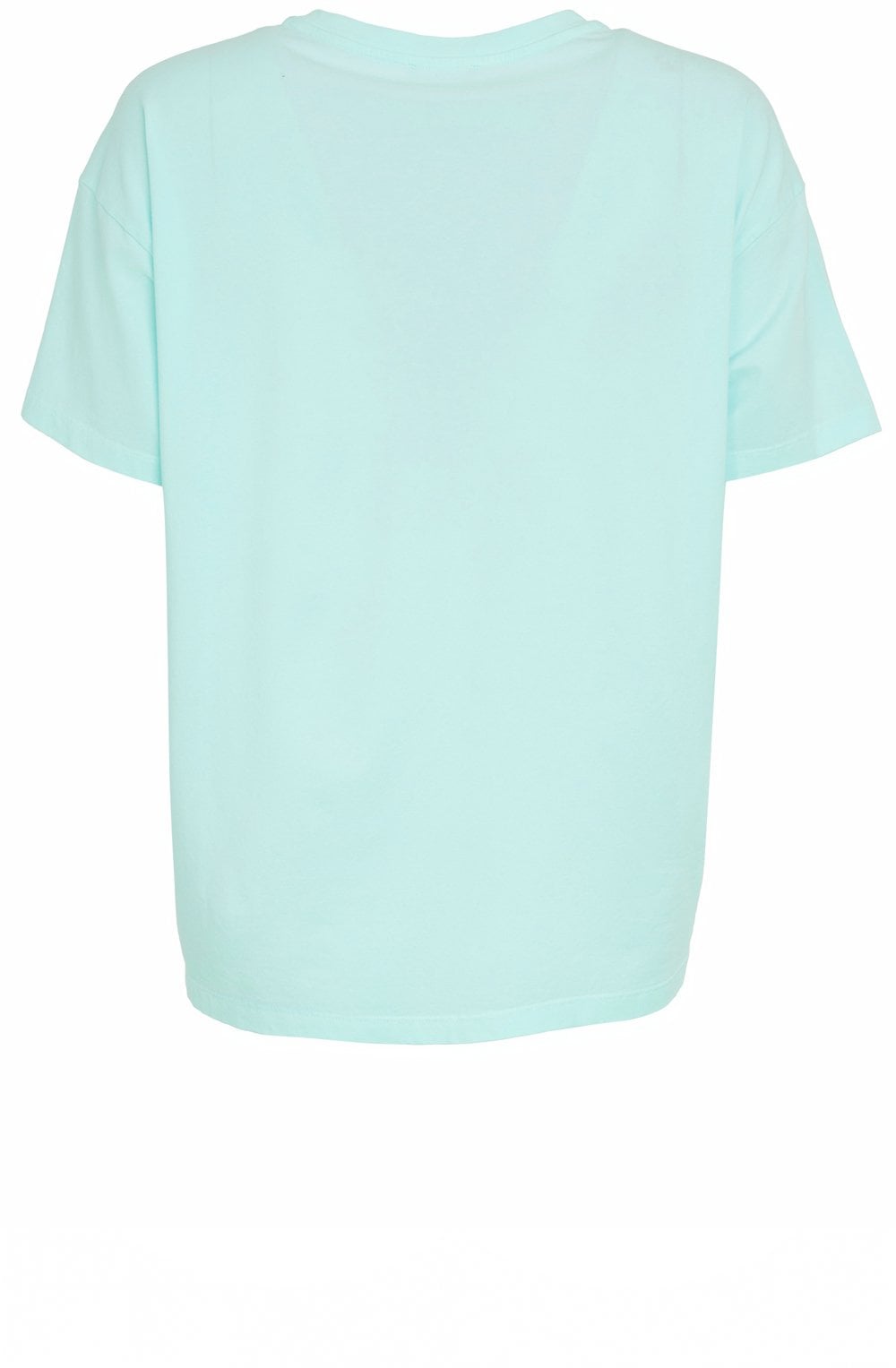 Mint Green Asymmetric Hemline Oversized Top