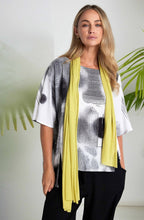 Monochrome Faded Spot Relaxed Blouse