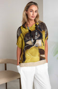 Oasis Bold Print Cowl Neck Top