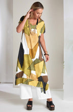 Oasis Bold Print V Neck Dress