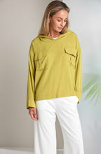 Oasis Statement Pocket Hooded Oversized Top