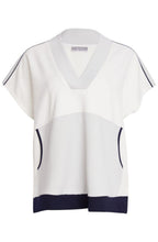 V-Neck Colour Block Sweatshirt