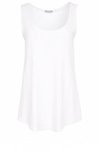 White A Line Vest Top