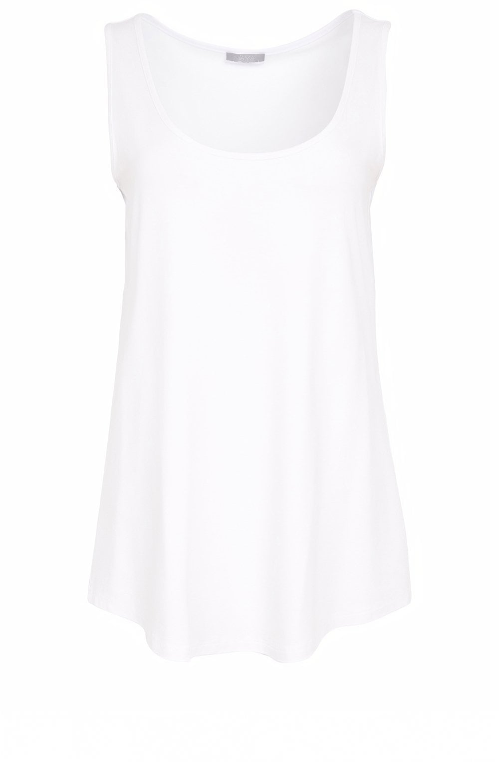 White A Line Vest Top
