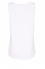 White A Line Vest Top