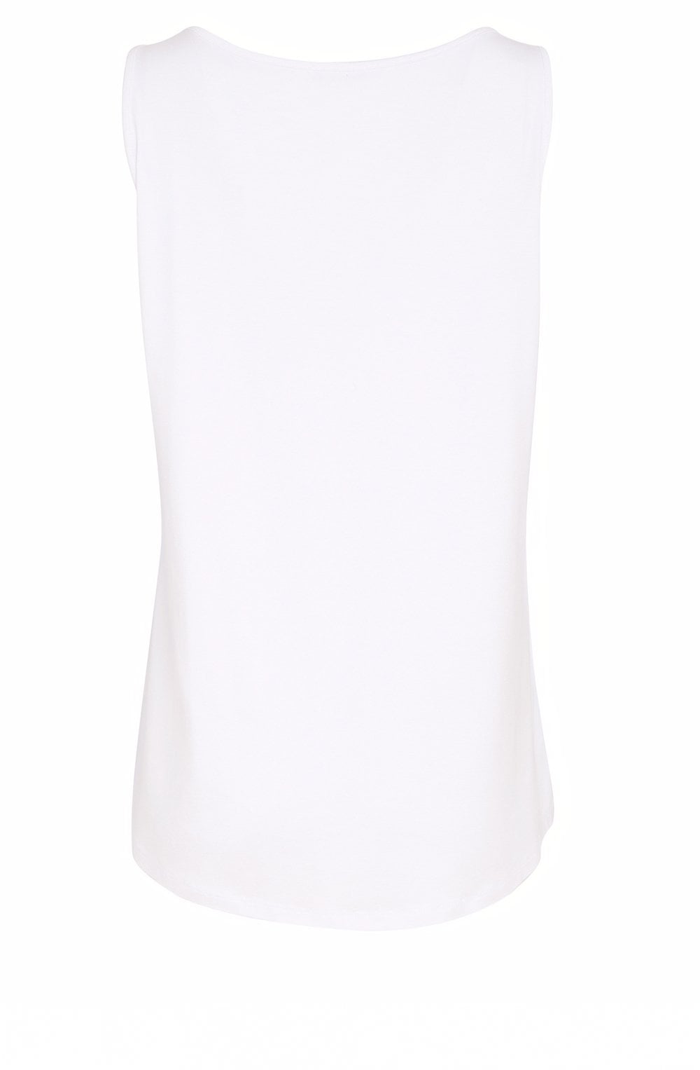 White A Line Vest Top