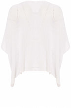 White Loose Knit Pullover